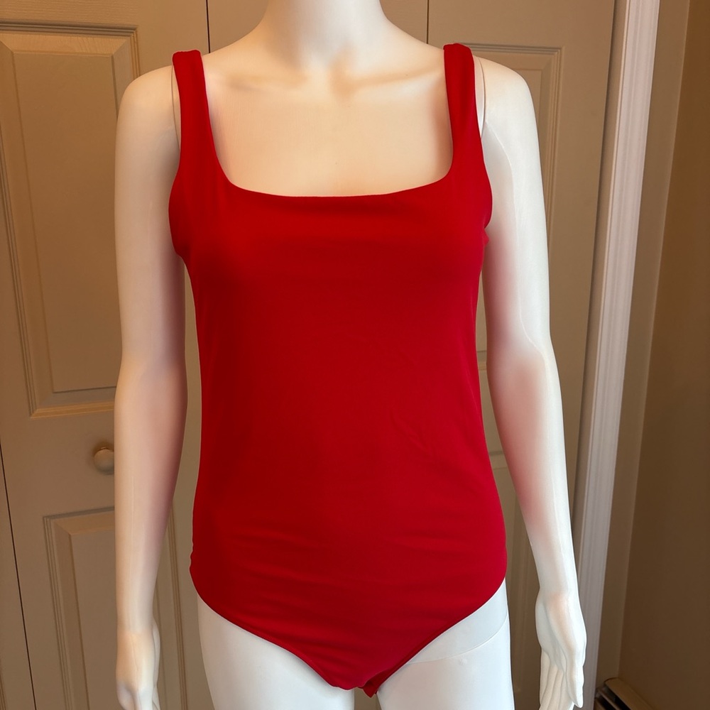 Cherry red bodysuit